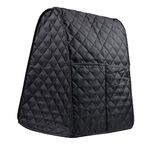 Stand Mixer Dust Proof Cover with Pocket for Kitchenaid,Sunbeam,Cuisinart,Hamilton Mixer, Gadget Tool to Keep Clean and Safe, Mixer Appliances Cover Accessories - Black
