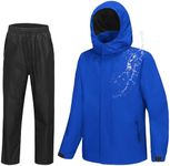 WENTTUO Golf Rain Gear for Men Rain Suit Waterproof Fishing Rain Jacket and Pants M/L/XL/XXL