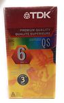 TDK QS VHS Videotape 6 Hrs Pack of 6