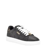 GUESS Women's Renzy Sneaker, Black, 7.5