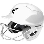 Easton | ALPHA Fastpitch Softball Batting Helmet with Facemask | T-Ball/Small | White