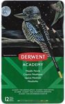 Derwent Academy Metallic Colour Pencil Tin of 12