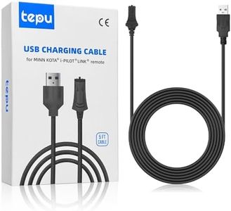 TEPU 1866460 i-Pilot Link Charging Cable, Including Bluetooth Traditional Versions, Compatible with All i-Pilot Link Rechargeable Remote Controls, Black