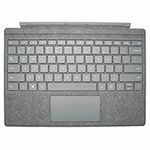 Surface Pro Microsoft Type Cover, ENGLISH INTERNATIONAL QWERTY Layout Backlit Keyboard, Platinum Grey - Compatible 3, Pro 4, Pro (2017), Pro 5, Pro 6, Pro 7 & Pro 7+