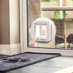 SureFlap Microchip Cat Flap – White Pet Door