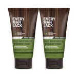 Every Man Jack Daily Hydration Face Lotion for Men - Deeply Moisturize and Revive Dry, Tired Skin with Hyaluronic Acid, Caffeine, and Green Tea - 74 mL Men’s Face Lotion - Twin Pack