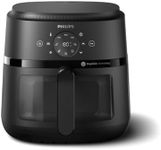 Philips Air Fryer 2000 Series 13-in-1 functions, 6.6 Quarts, Compact Design with Cooking Window, Black, (NA230/00)