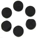 1 Set Analog Silicone Thumb Stick Grip Joystick Caps Cover for PSV 1000 2000 PS Vita Black