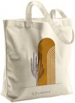 Lincove Canvas Tote Bag – 100% Natural Cotton - 15" W x 17" H x 14" Long Handles - 250 GSM, Eco-Friendly, Reusable Shopping Bag - Perfect for Daily Use, Groceries, and Travel, Made in India