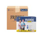 Friends Premium Adult Diaper XL Size Pants | 60 Count (Extra Large) | Waist 30-56 inch |12 Hrs Protection | Leakproof | Quick & Even Absorption | Unisex| Wetness Indicator | Odour Lock | Superior Softness | Elastic Waist & Anti-Bacterial Absorbent Core