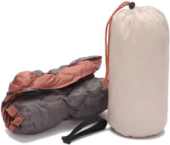 BISONBERG 3D Automatic Pillow for Camping - Neck Pillow for Travel - Travel Accessories Use While Sleeping in Airplane, Car, & Camping - Pillow with Portable Bag