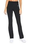 Bally Total Fitness Women's Standard Tummy Control Long Pant 34", Black, Large, Black, Large Long