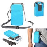 Universal Crossbody Cell Phone Purse Waist Pack Bag for Outdoor Sports Moblie Phone Carrying Cases Shoulder Belt Bag Pouch for iPhone 7 6/6S Plus Samsung Galaxy Phones Under 6.0'' from WaitingU