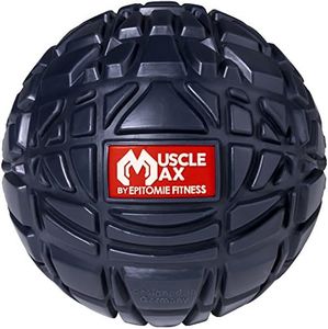 Muscle Max Massage Ball - Therapy Ball for Trigger Point Massage - Deep Tissue Massager for Myofascial Release - Mobility Ball for Exercise & Recovery (Navy Blue)