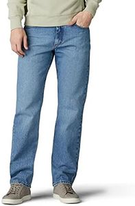 Lee Men's Regular Fit Straight Leg Pant Jeans, Vintage Stone, 34W x 32L US