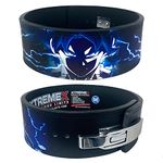 Xtremex 13mm Weightlifting Lever Belt Powerlifting Belt for Men and Women DB Thunder (M)