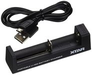 Xtar USB Travel 1 Bay Charger MC1 for Li-Ion 10440-26650