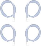 Momo Lifestyle Silicone Tubing Hose Automatic Water Dispenser 5 Gallon Bottle Replacement Tube BPA Free (4 Pack)