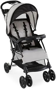 Kolcraft Cloud Plus Lightweight Baby Stroller, Travel Stroller with Large Storage Basket, Multi-Position Reclining Seat, One-Hand Steer, Compact Stroller, Infant and Toddler Stroller - Slate Gray