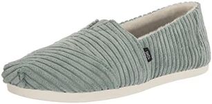 TOMS Womens Alpargata Recycled Cotton Canvas”, Dark Ivy, 8