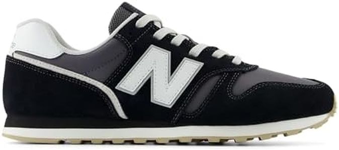 New Balance Men's 373V2 Running Sport Lifestyle Shoes Black/White