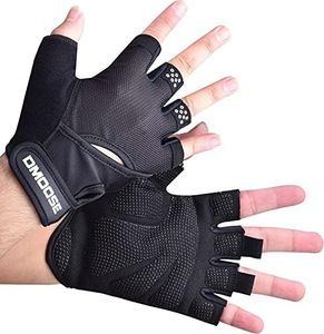 DMoose Workout Gloves for Men and Women, Weight Lifting Gloves with or Without Wrist Support, Full Palm Protection, Perfect Grip for Deadlift, Fitness, Gym Gloves Training, Exercise Gloves for Gym.