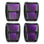 K&F Concept 4-Pack ND CPL Filters for DJI Air 3 - ND8&PL, ND16&PL, ND32&PL, ND64&PL- ND Polarizing 2 in 1 Filter Neutral Density Polarizer Multi-Coated Waterproof