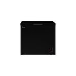 Fridgemaster MCF198EB 191L Chester Freezer 4 Star Freezer Rating - 55.7D x 89.1W x 85.3H cm Black with Recessed Handle - E Rated