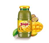 Pago – Mango - Natural Fruit Juice Drink, Vegan Friendly and Gluten Free, 200ml (Pack of 12 Bottles)