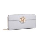 Miss Lulu Women Purse Classic Long Zipper Wallet Multiple Card Slot Bag PU Leather