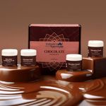 Kulsum's Kaya Kalp Herbals Chocolate Facial Kit For Smooth Skin & Glowing | Ideal For Men & Women | With Cocoa bean, Dates, Lotus | For All Skin Types | 65gm