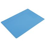 Silicone Soldering Mat Heat Resistant Silicone Repair Mat with built-in scale ruler, screws position, Repair Tools Maintenance Platform Desk for Soldering Iron, Phone and Computer Repair