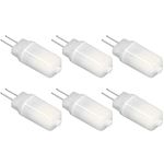 6Pcs G4 Led Bulb 12V 360 ° Small Bulbs Bulb Home Bulbs for Wall Lamp, Led G4 Light Bulb Rings (Cold White)