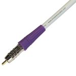Blue Jeans Cable LC-2 Double-Shielded Low Capacitance Subwoofer Cable, 6 Foot, White