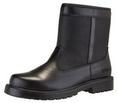 totes Men's State Waterproof Side Zip Snow Boot, Black, 10.5 Wide