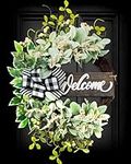 WREATHOME Welcome Sign Wreaths for 