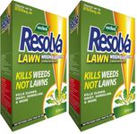 Resolva Concentrate Lawn Weedkiller Extra, 500 ml (Pack of 2)