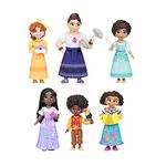 Disney Encanto Doll Figures, The Madrigal Family 6-Pack Set Each with an Accessory - Great to Play with The Casa Madrigal