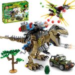 Mesiondy Dinosaurs Building Blocks Set 725 Pcs, Dinosaur for Boys Age 8 9 10 11 12 13 14 Years Building Toys Kit,Dinosaur Park World,Birthday Gifts for Boys and Girls