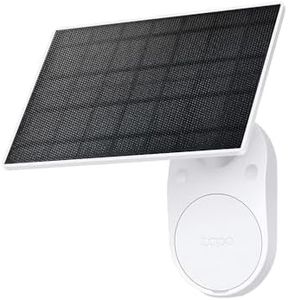 TP-Link Tapo Solar Panel, Adaptable Installation Options, Non-Stop Power Supply, Flexible Angle Adjustment, 4m Charging Cable, IP65, Compatible with Tapo C425/ C420/ C410/ C400 (Tapo A201)