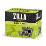 ZILLA Vertical Décor Rock Cave 8.75 x 5.875 x 7.25,Grey