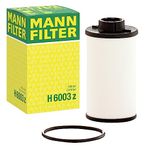 MANN-FILTER H 6003 z Hydraulic Transmission Filter - CARS + TRANSPORTERS, Black