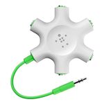 BELKIN F8Z274bt Rockstar Multi Headphone Splitter, Light Green