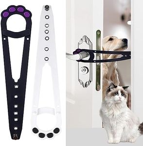 BOBOZHONG Soporte para Puerta de Mascotas,2 Piezas Cerradura de Puerta Alternativas,tapón para Puerta de Mascotas para Dejar Entrar a los Gatos,Mantener al Perro Fuera