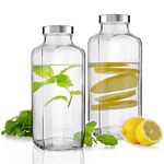 Reusable Glass Water Bottle