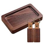 MISTOD Wood Ring Dish & Keychain- E