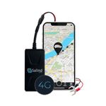 SALIND 01 4G - GPS Tracker for Cars and Other Vehicles - Direct Connection to Battery - UK & Worldwide Real Time Tracking, Route Memory System and Alarms - Total Wire Length 1.06m