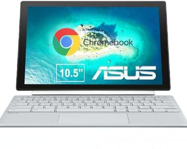 ASUS Chromebook CM30 Detachable 10.5 Inch 2-in-1 Laptop and Tablet | FHD Touchscreen Display, Fast-Charging Stylus | 4GB RAM, 64GB Storage | WiFi 6, 4G LTE | ChromeOS, Fog Silver | 12HR Battery Life