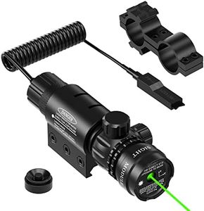 Feyachi Tactical Green Laser Sight 532nm with Picatinny Rail Mount Pack, Black