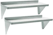 Displaypro Stainless Steel Shelf for Commercial Kitchens, Home, Clean Room (1, W500 x D200)